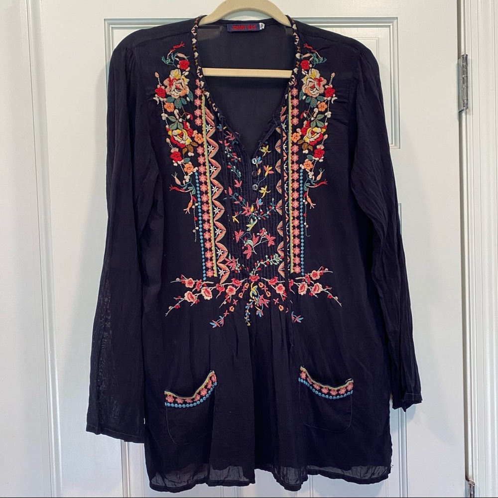 Johnny Was Embroidered Tunic